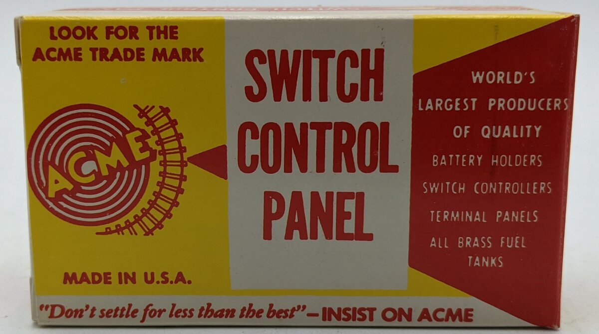 Acme 894 Vintage O Gauge Switch Control Panel