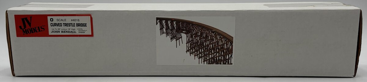 JV Models 4016 O Curved Trestle Wooden Bridge Kit
