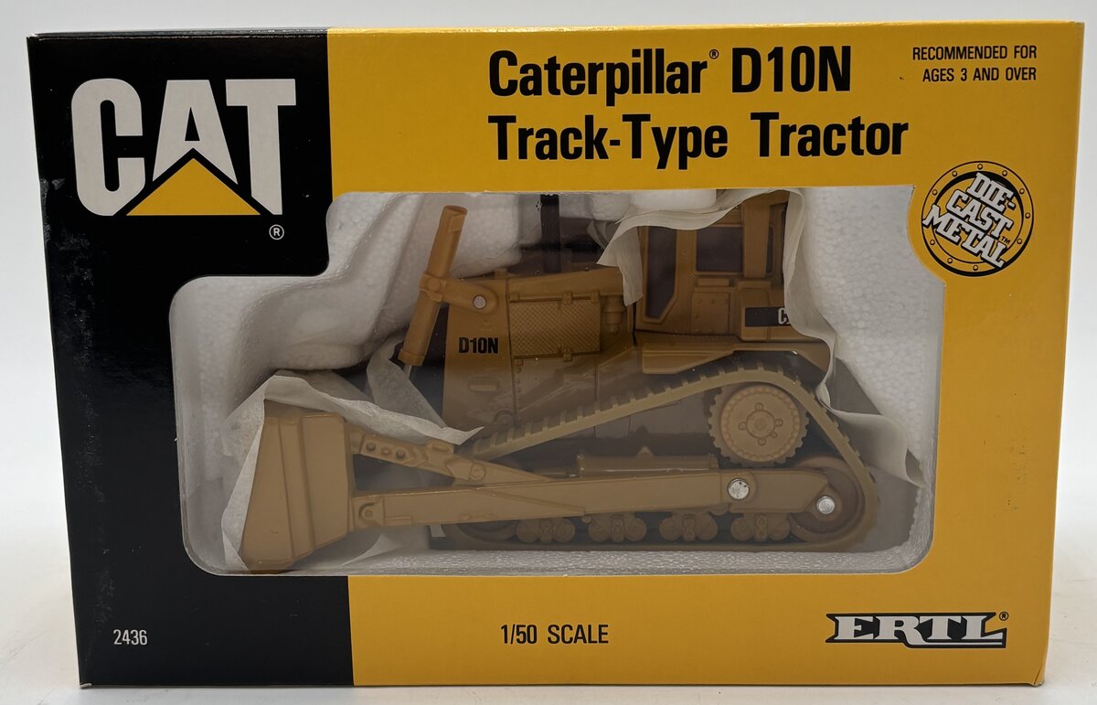 Ertl 2436 1:50 Scale Diecast Caterpillar D10N Track Type Tractor