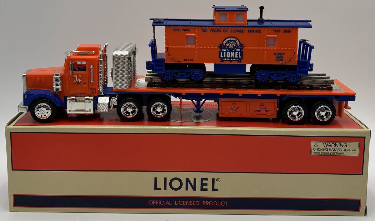 TMT 18405 Lionel Flatbed Truck w/O Gauge Caboose Sampler