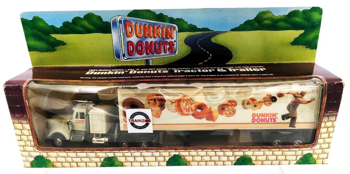 Lionel 6-12842 O Gauge Dunkin Donuts Tractor Trailer Truck
