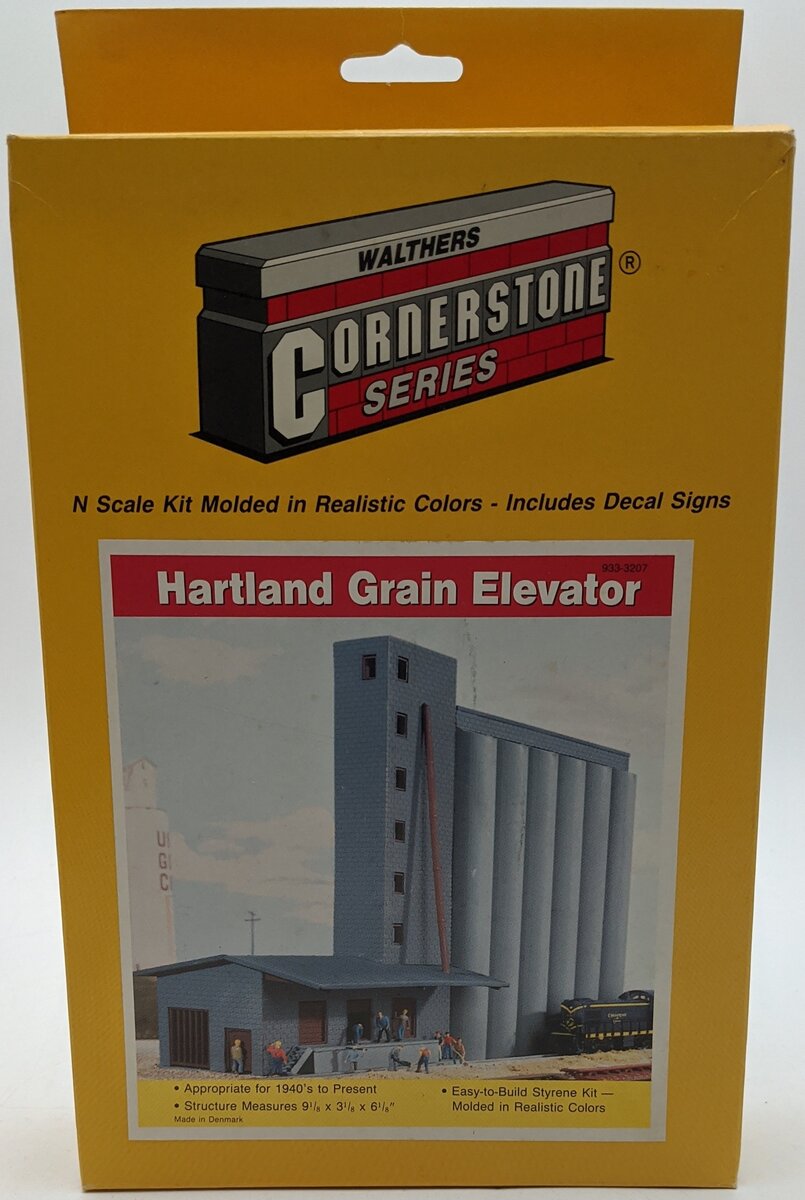Walthers 933-3207 N Scale Grain Elevator Building Kit