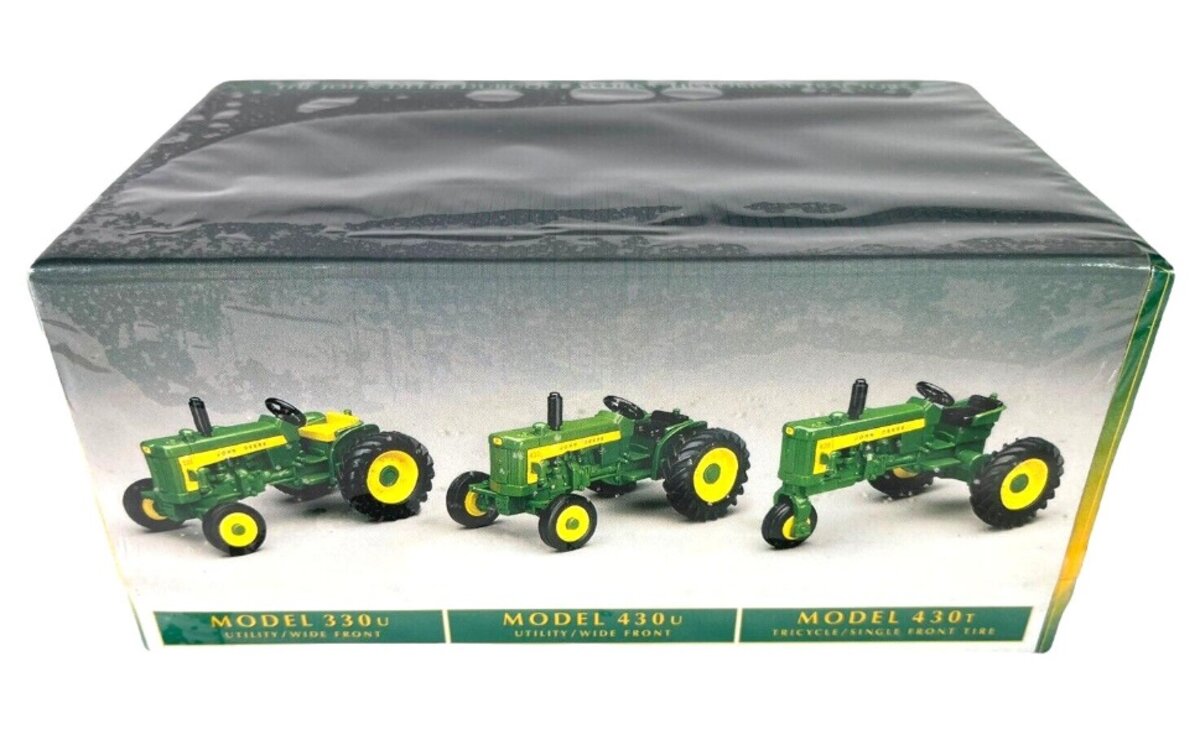 Ertl 5735 1:64 John Deere Dubuque Works Historical Tractors (Box of 3)