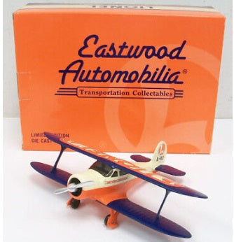 Eastwood 337500 Lionel Beechcraft D-17 Staggerwing Die Cast Biplane  EX/Box