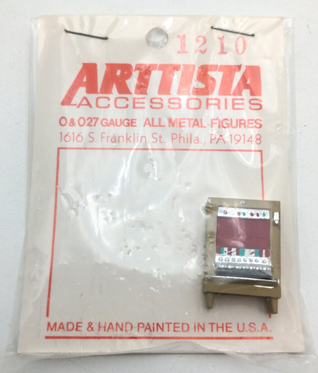 Arttista 1210 O Scale Pewter Cigarette Vending Machine