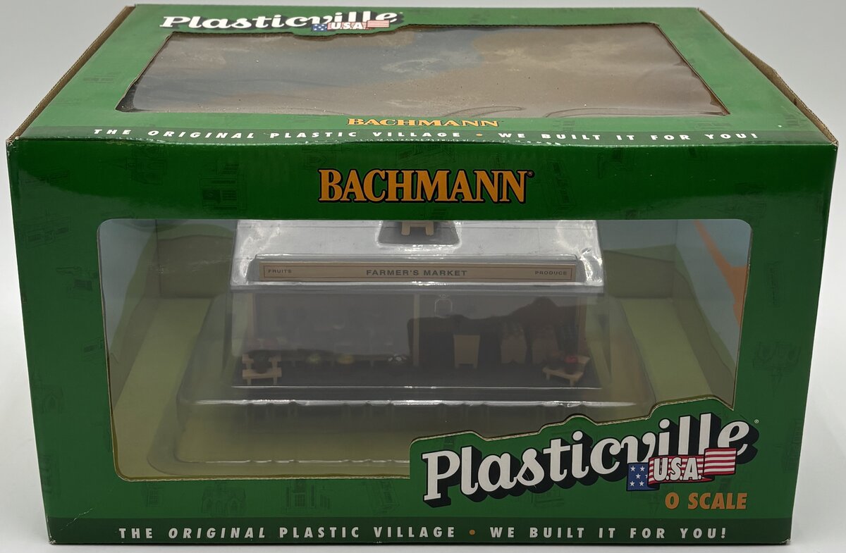 Bachmann 45314 O Plasticville Built-Up Roadside Fruit & Vegetable Stand Building