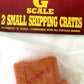 Bachmann 92415 G Scale Brown Shipping Crates (Pack of 2)