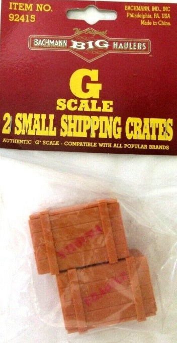 Bachmann 92415 G Scale Brown Shipping Crates (Pack of 2)