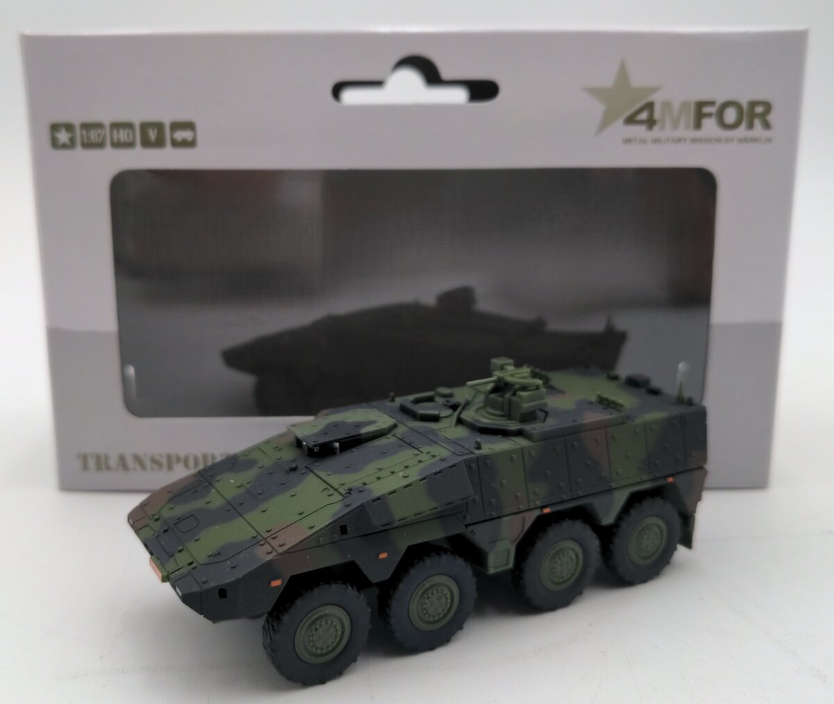 Marklin 18545 1:87 Scale Diecast GFA: Boxer Armored Transport Vehicle