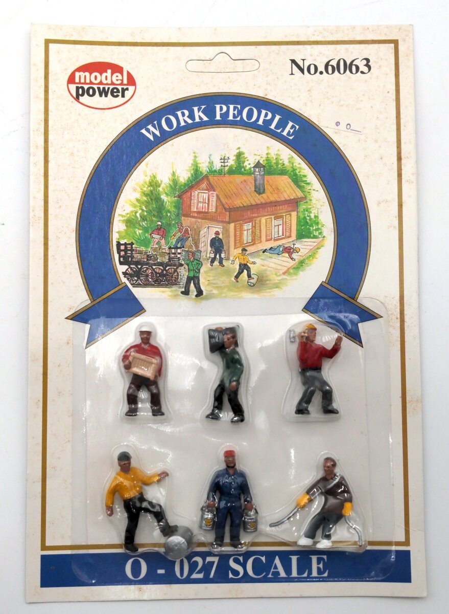 Model Power 6063 O And O-27 Scale People at Work Figures (Set of 6)