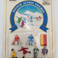 Model Power 6051 O Winter Action Snow Skier and Ice Skater Figures (Set of 6)