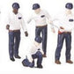 MTH 30-11045 O Scale RailKing Gas Station Attendants & Patron Figures (Set of 6)