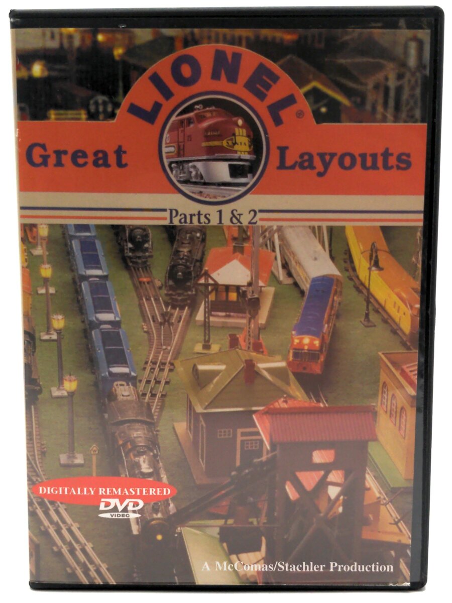 TM Books GLLDVD Great Lionel Layouts Parts 1&2 New