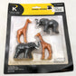 K-Line 6-21609 O Lionel Circus Animals 2-Elephants & 2-Giraffes (Set of 4)