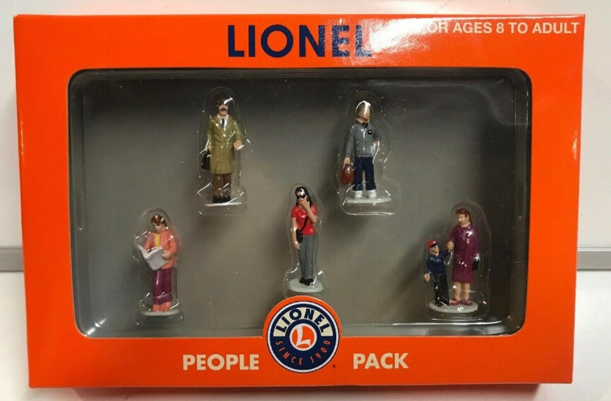 Lionel 6-24244 O Scale Commuter People Figures (Box of 5)