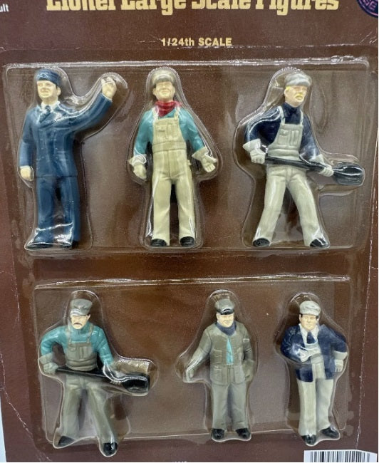 Lionel 8-82112 G Scale Railroad Figure Assortment (Pack of 6)