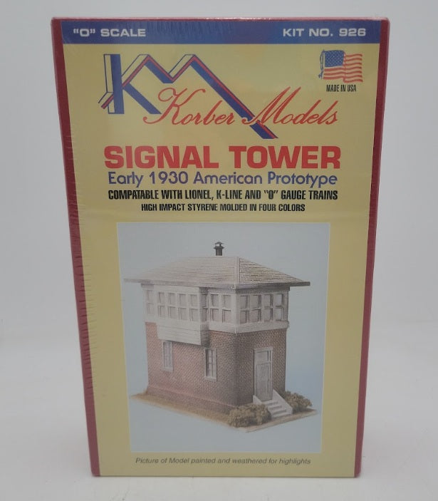 Korber 926 O Scale Signal Tower Early 1930 American Prototype Building Kit