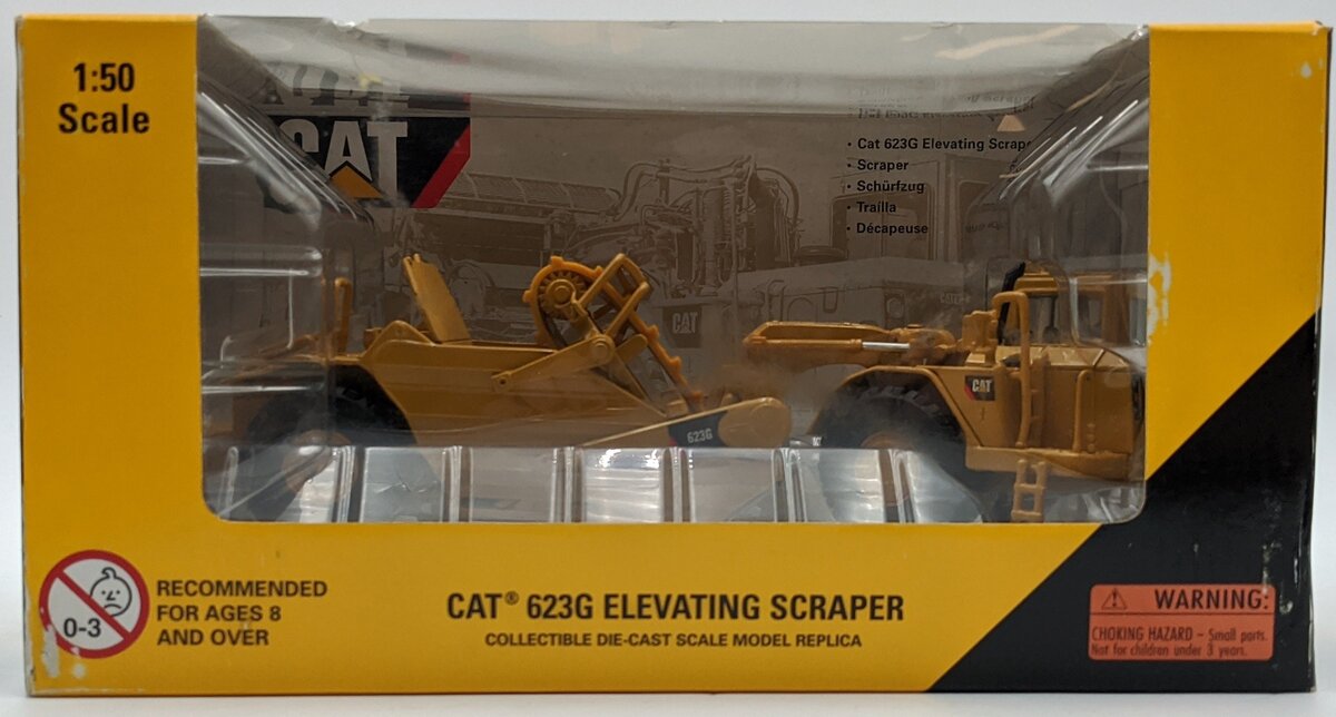 Norscot 55097 1:50 Die Cast Caterpillar 623G Elevating Scraper