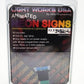 Miller Engineering 54821-L O Scale O'Malley's Small Neon Sign (Left)