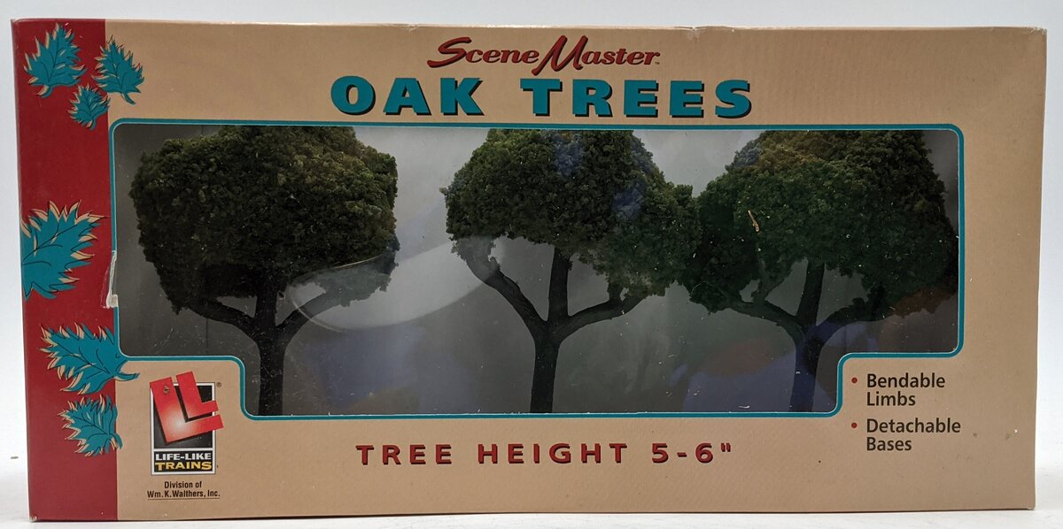 Life Like 433-1982 SceneMaster Oak Trees 5-6