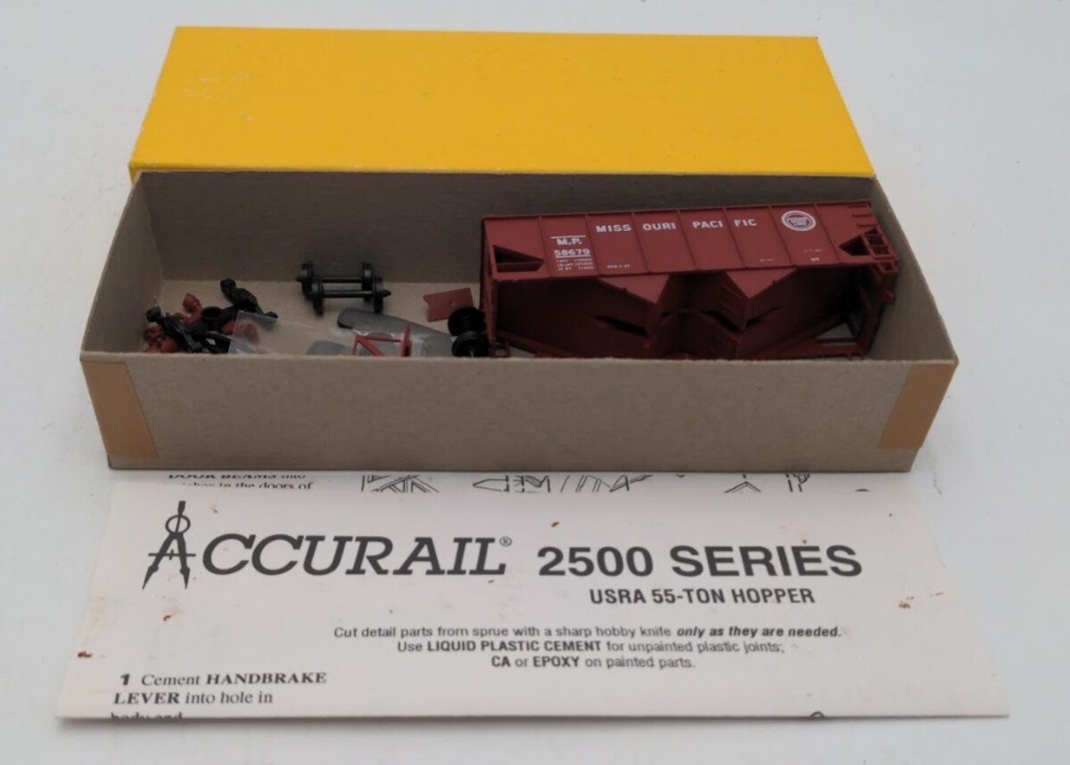 Accurail 2510 HO Scale USRA 55 Ton Coal Hoppers Mopac Missouri Pacific Kit