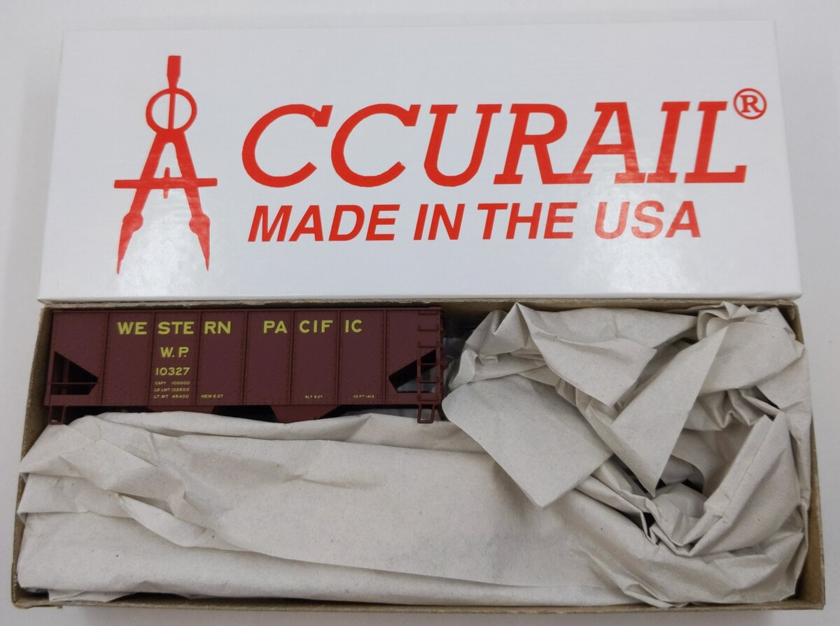 Accurail 2558 HO Western Pacific 55-Ton USRA Hopper #10327