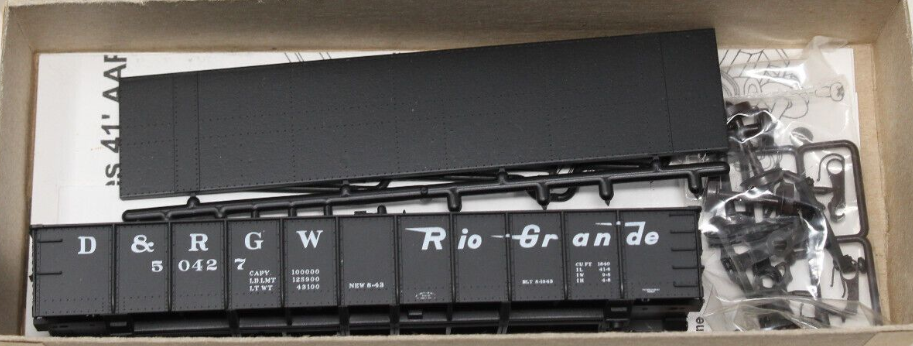 Accurail 3701 HO D&RGW AAR 41' Steel Gondola #50427 Kit