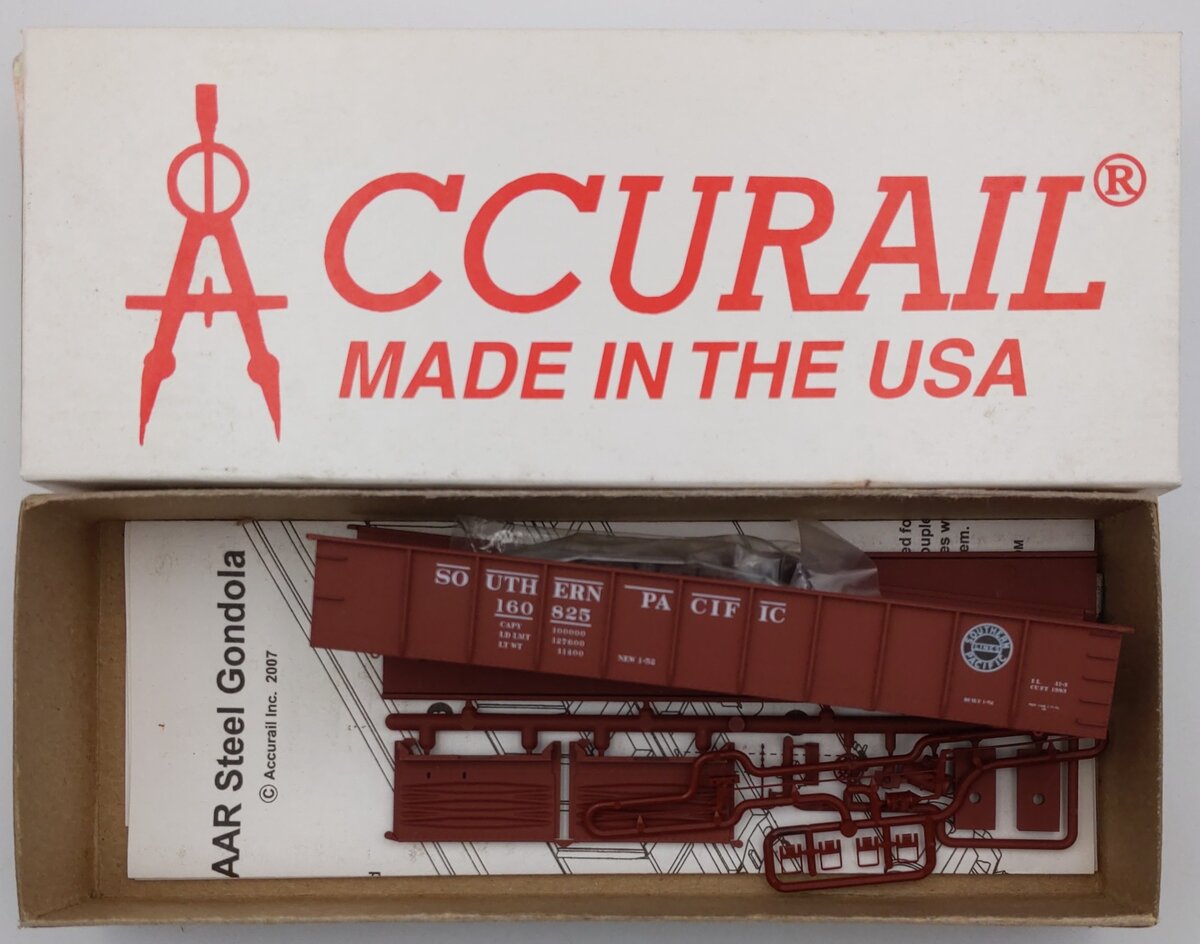 Accurail 3708 HO Southern Pacific 41' AAR Steel Gondola Kit