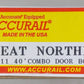 Accurail 38111 HO Scale Great Northern 40' Combo Door Boxcar Road #: 11886