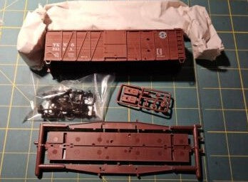 Accurail 4109 HO T&NO 40'' O.B. Boxcar w/Wood Ends Kit