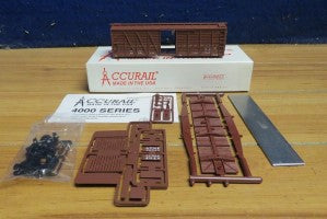 Accurail 4701 HO Santa Fe 40'' Wood Stock Boxcar Kit