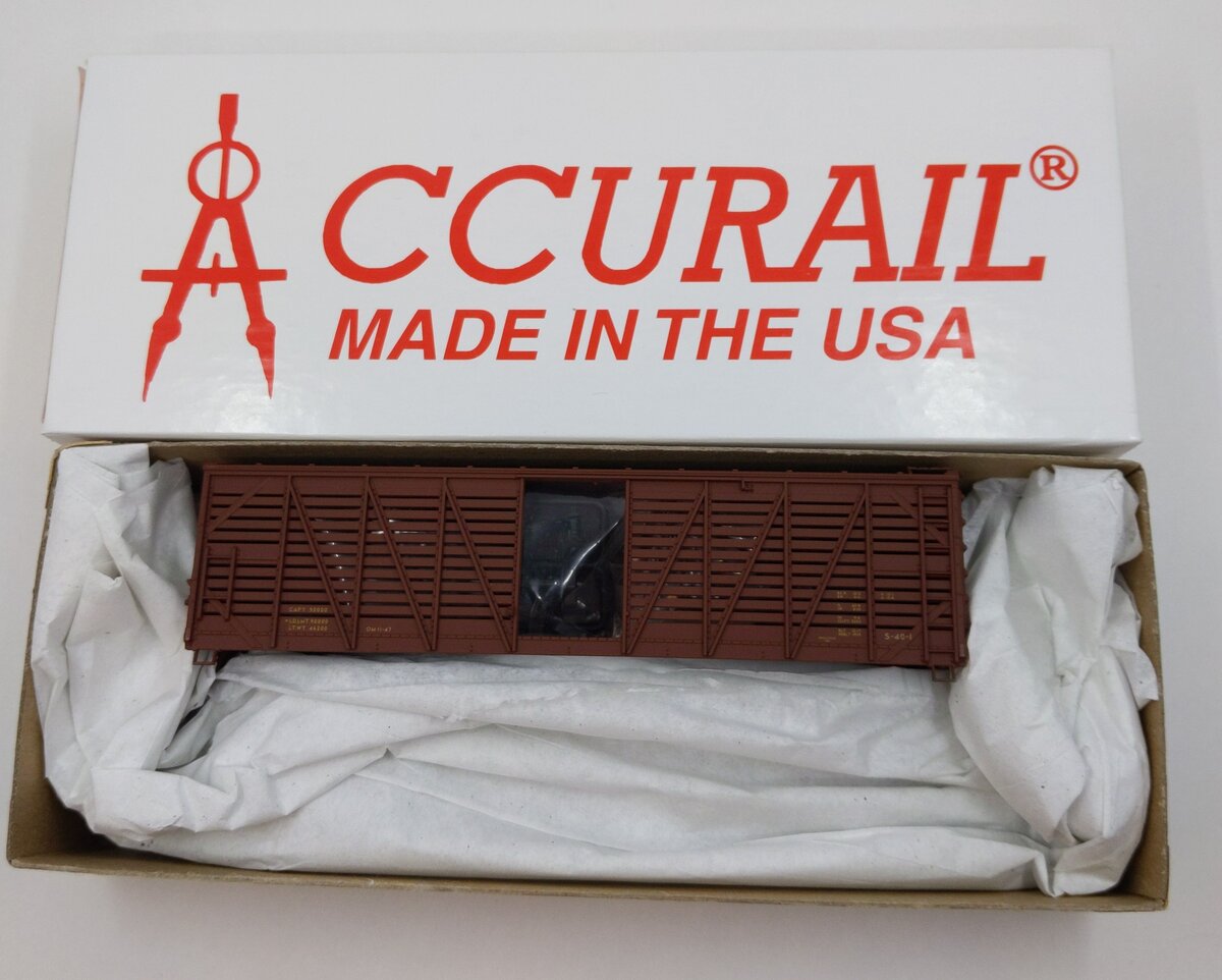 Accurail 4721 HO Union Pacific 40' Wood Stock Car Kit