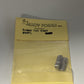 Alloy Forms 3071 HO Truck Cab Seats Bench Type Kit