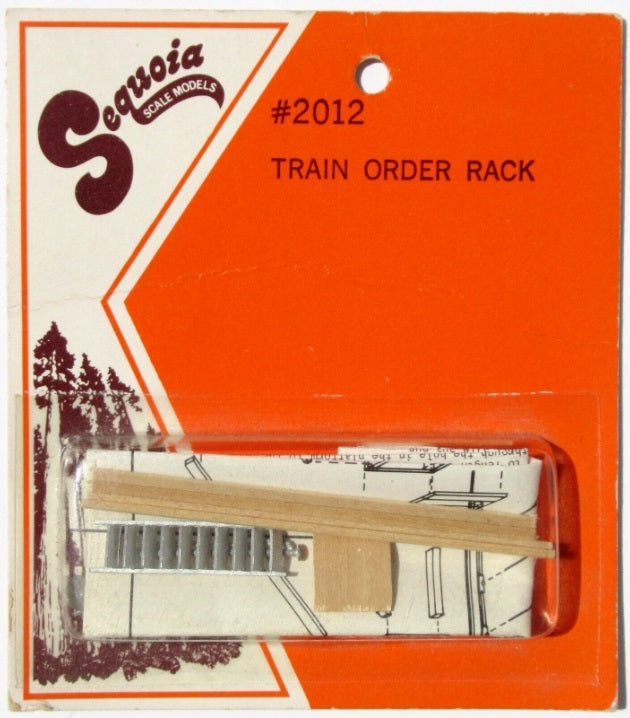 Sequoia Scale Models 2012 HO Train Order Rack Kit