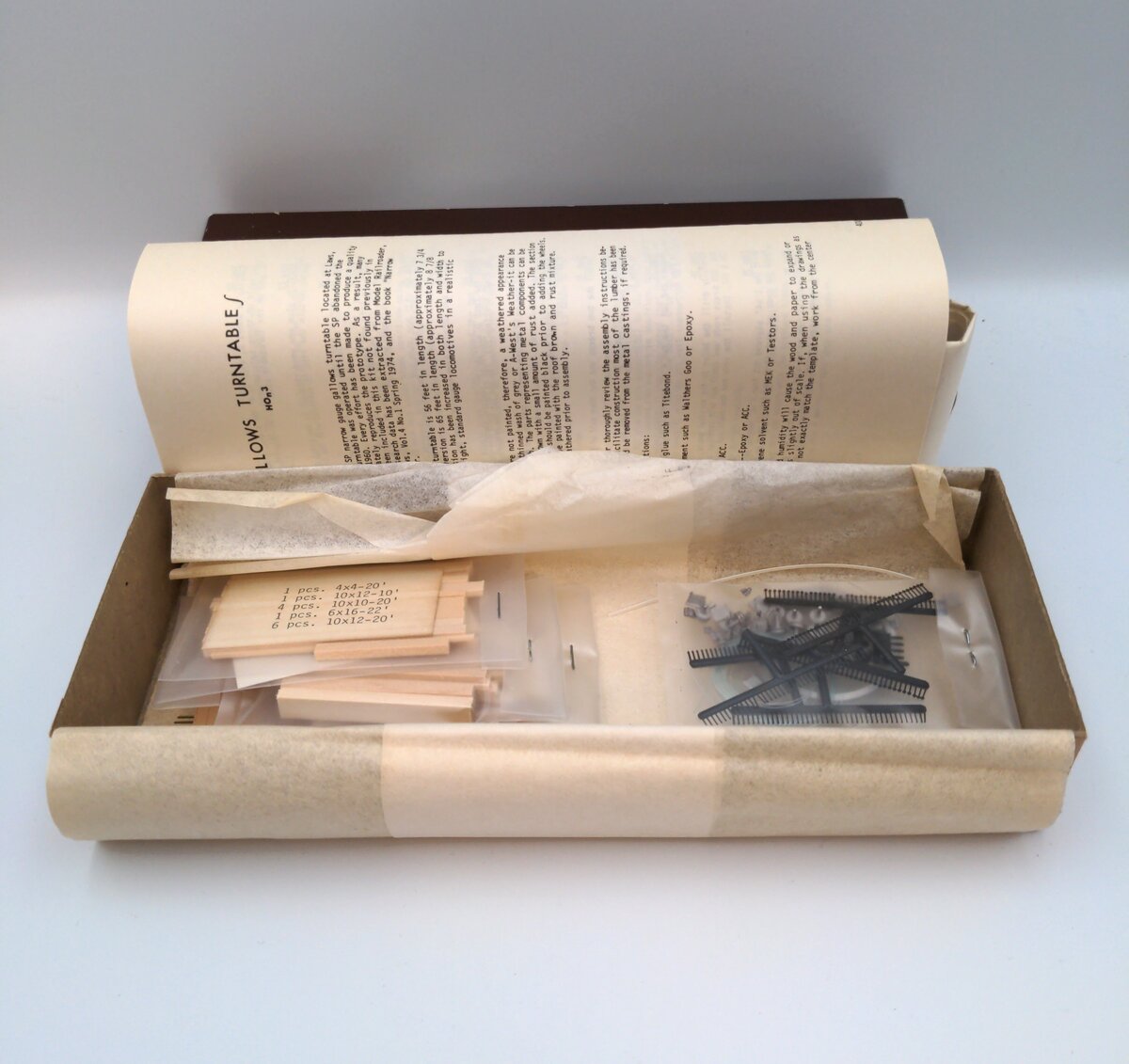 Sequoia Scale Models 4008 HOn3 SP Gallows Turntable at Laws California Kit