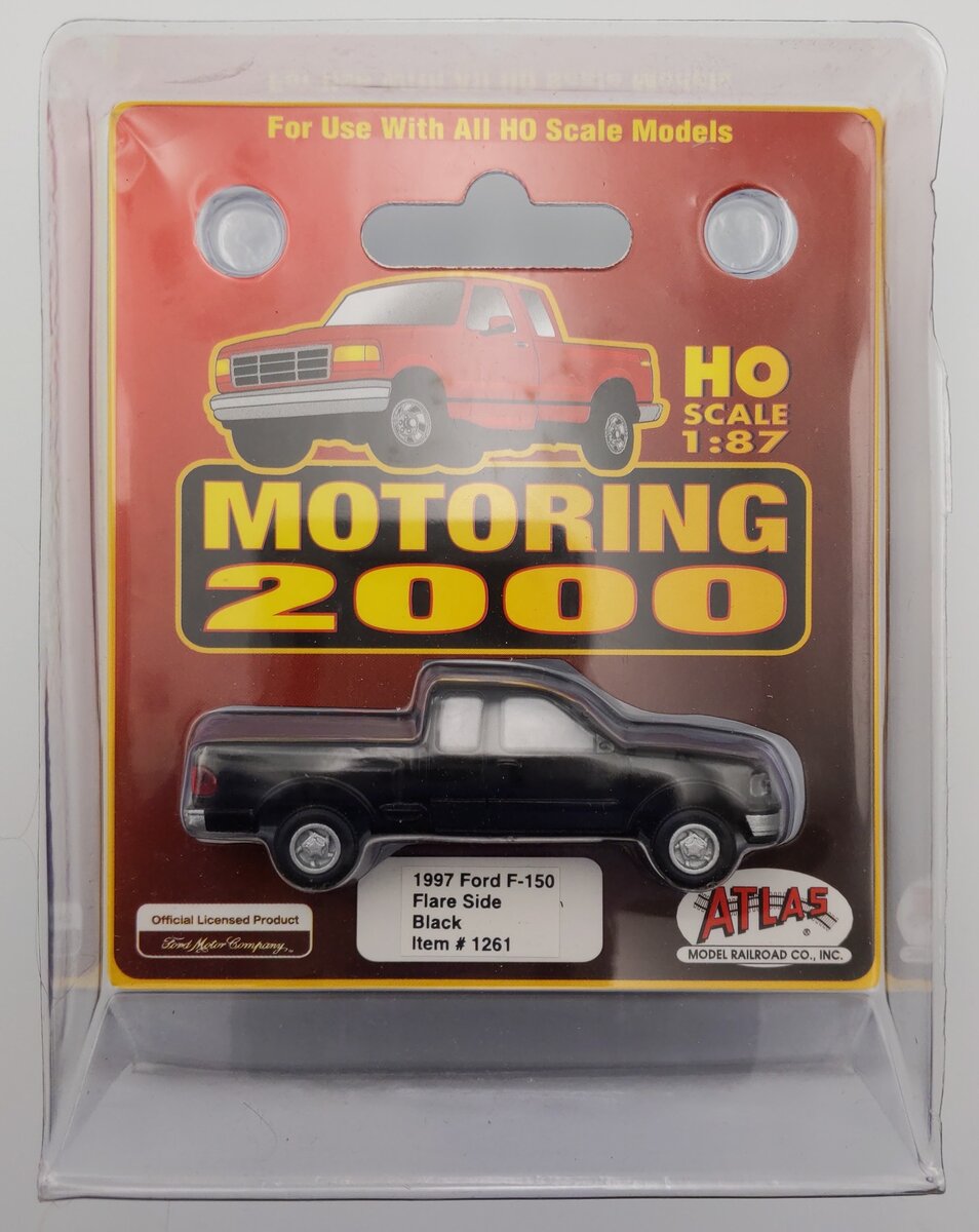 Atlas 1261 HO Scale 1997 Ford® F-150 Pickup Truck with Flare Side - Black