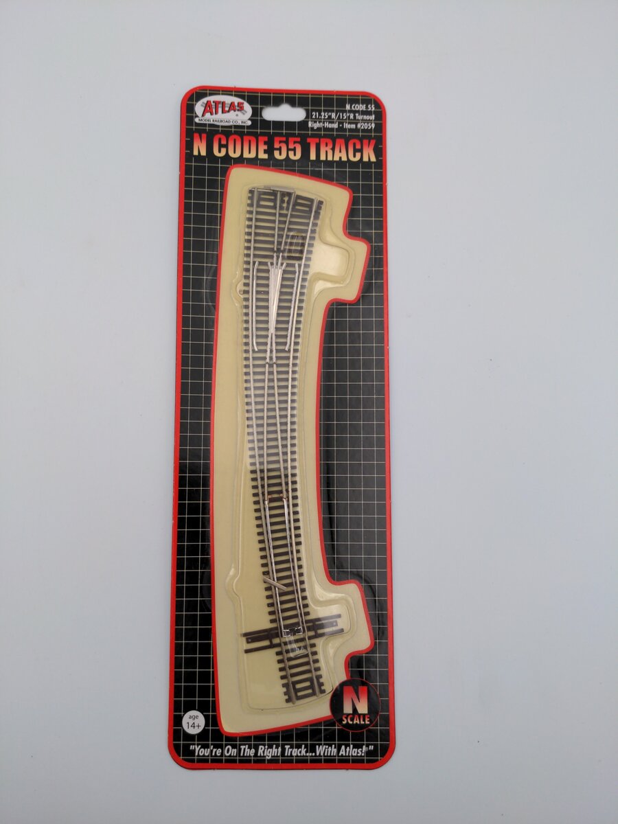 Atlas 2059 N Code 55 Nickel Silver 2-1/2