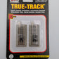 Atlas 2426 N Code 65 2" Straight True-Track with Brown Bumper (Pack of 2)