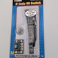 Atlas 2704 N Code 80 Nickel Silver Track Remote Left Hand #6 Switch Turnout