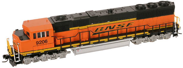 Atlas 49222 N Scale BNSF SD60M Diesel Locomotive #9206
