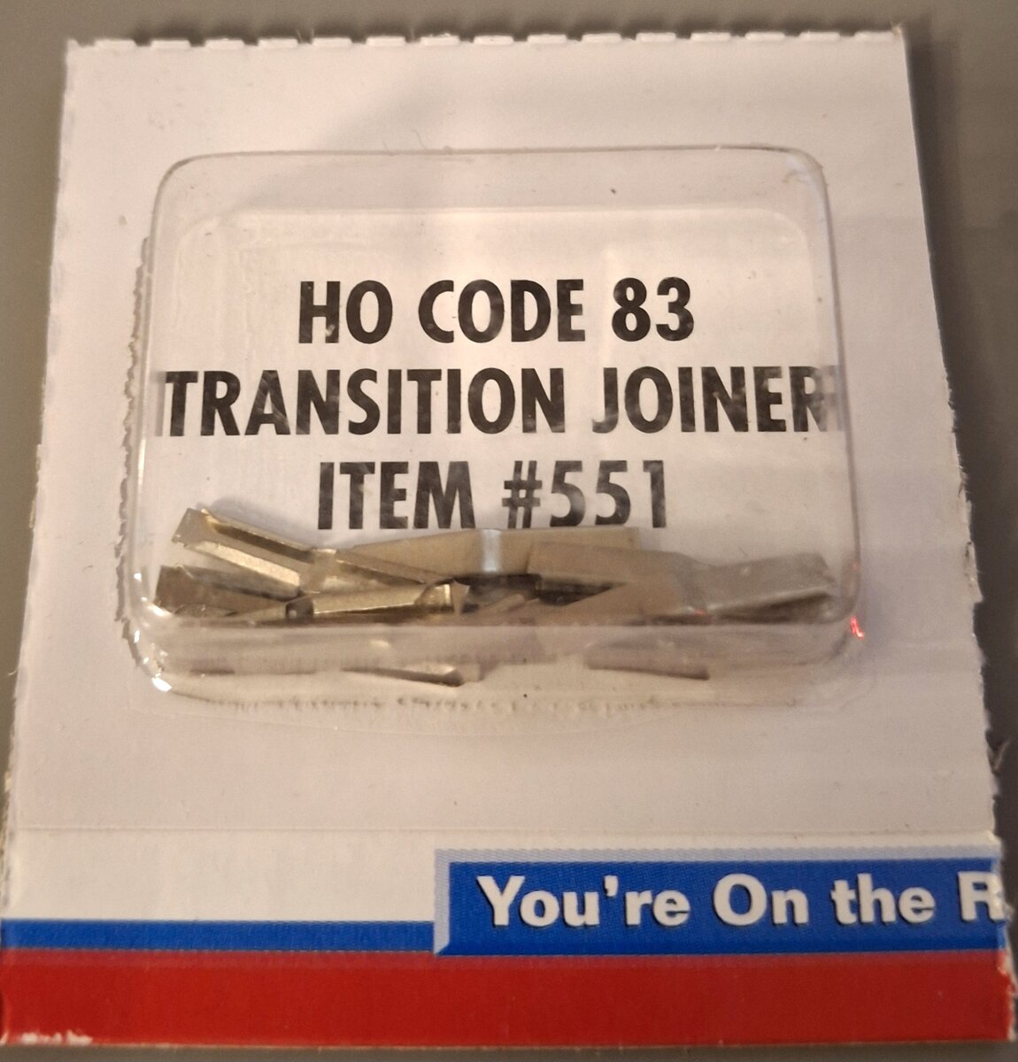Atlas 0551 HO Scale Code 83 to Code 100 Transition Joiners (Pack of 12)