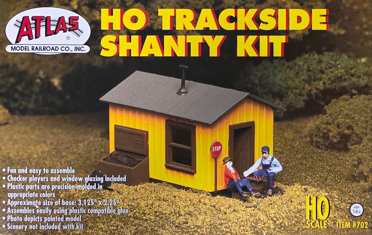 Atlas 0702 HO Scale Trackside Shanty Building Kit