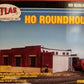 Atlas 709 HO Scale Roundhouse Building Model Kit