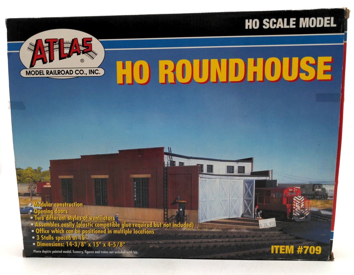 Atlas 0709 HO Scale Roundhouse Building Model Kit