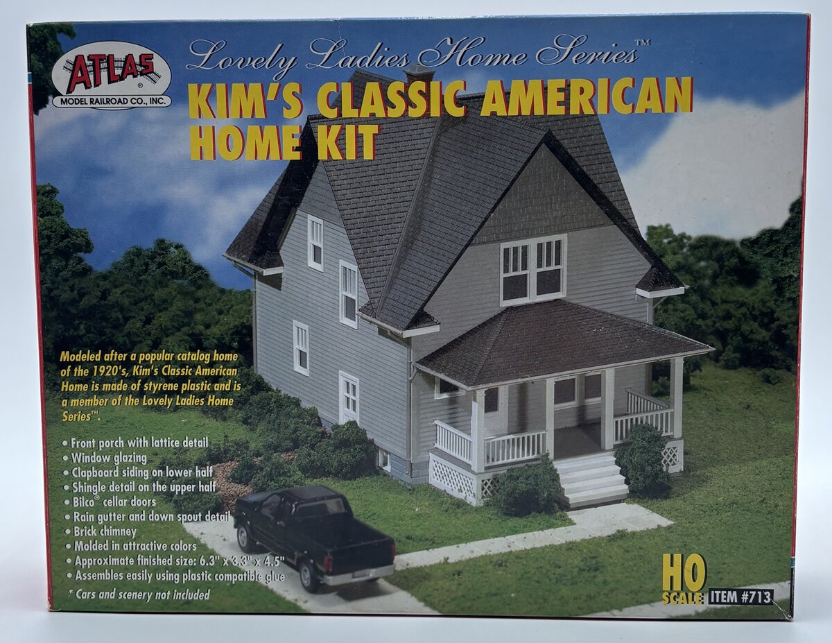 Atlas 0713 HO Kim's Classic 1920s American Home Building Kit