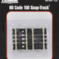 Atlas 0825 HO Code 100 Nickel Silver 1-1/2" Straight Snap Track (Pack of 4)