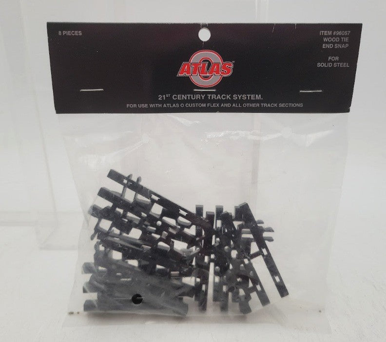 Atlas 96057 O Scale 3-Tie End Snap Lock Clips (Pack of 8)
