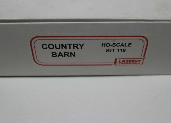 American Model Builders 119 HO Country Barn Laser Art Building Kit