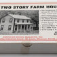 American Model Builders 140 HO Two Story Farm House Laser Art Kit