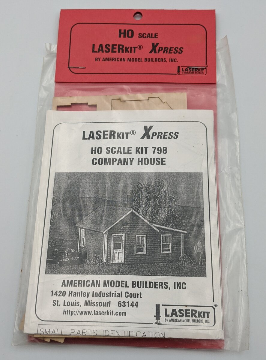 American Model Builders 798 HO Scale Laser Art Company House Xpress Kit